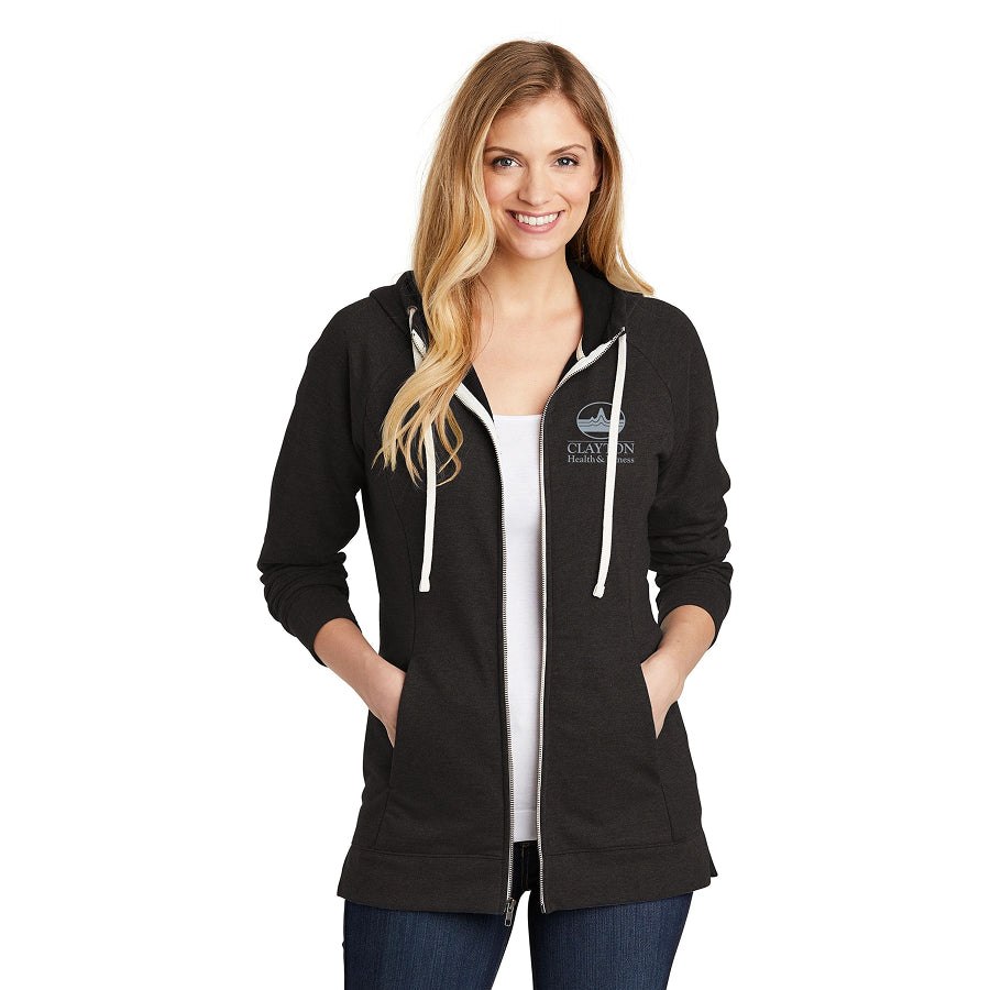 Ladies French Terry Full Zip Hoodie
